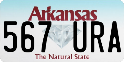 AR license plate 567URA