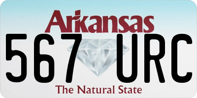 AR license plate 567URC