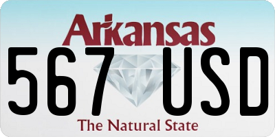 AR license plate 567USD