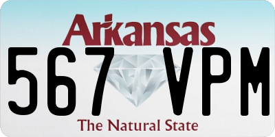 AR license plate 567VPM