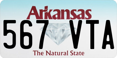 AR license plate 567VTA