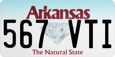 AR license plate 567VTI