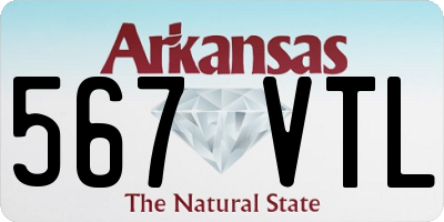 AR license plate 567VTL