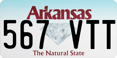 AR license plate 567VTT