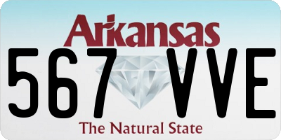 AR license plate 567VVE