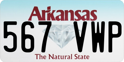 AR license plate 567VWP