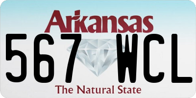 AR license plate 567WCL