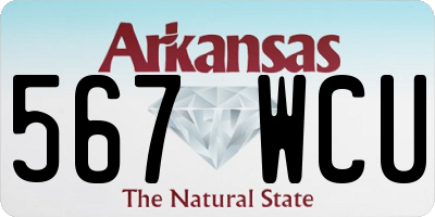 AR license plate 567WCU