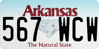 AR license plate 567WCW