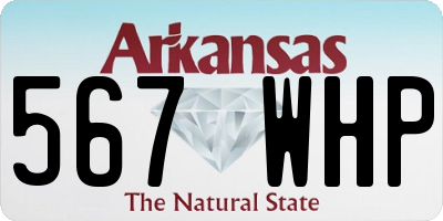 AR license plate 567WHP