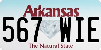 AR license plate 567WIE
