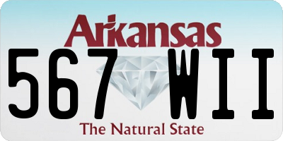 AR license plate 567WII