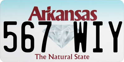 AR license plate 567WIY