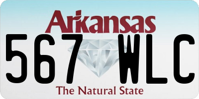 AR license plate 567WLC