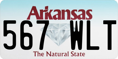 AR license plate 567WLT