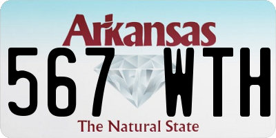 AR license plate 567WTH