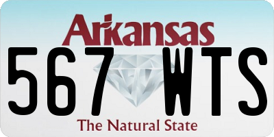 AR license plate 567WTS