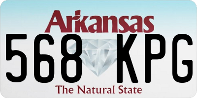 AR license plate 568KPG