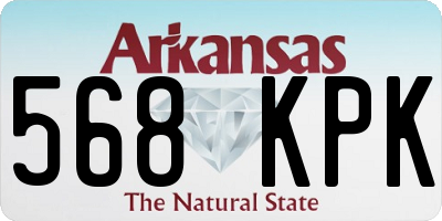 AR license plate 568KPK