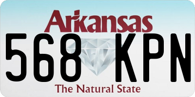 AR license plate 568KPN