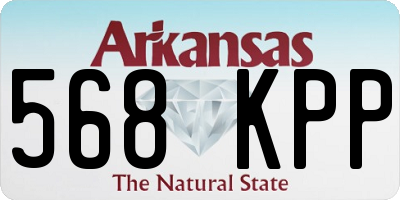 AR license plate 568KPP