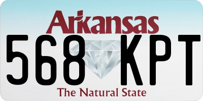 AR license plate 568KPT