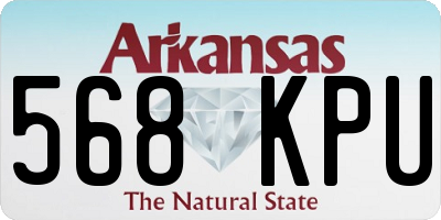 AR license plate 568KPU