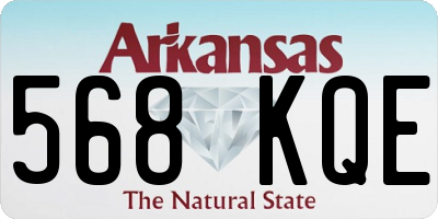 AR license plate 568KQE