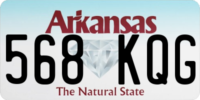 AR license plate 568KQG