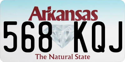 AR license plate 568KQJ