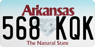 AR license plate 568KQK