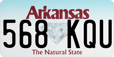 AR license plate 568KQU