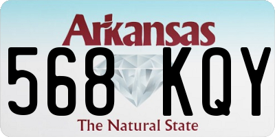 AR license plate 568KQY