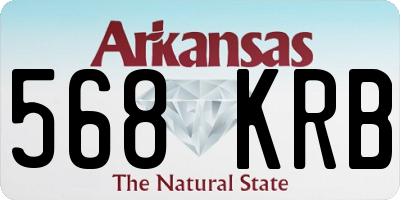 AR license plate 568KRB