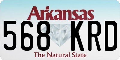 AR license plate 568KRD