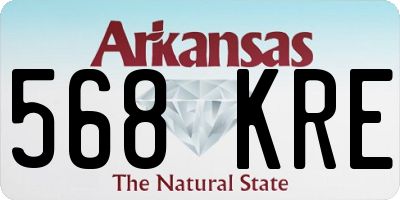 AR license plate 568KRE
