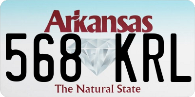 AR license plate 568KRL