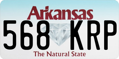 AR license plate 568KRP