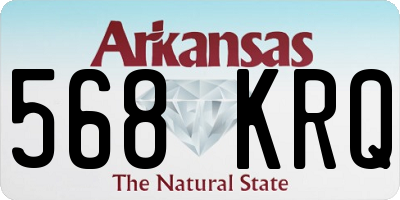 AR license plate 568KRQ