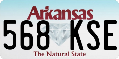 AR license plate 568KSE