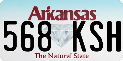 AR license plate 568KSH