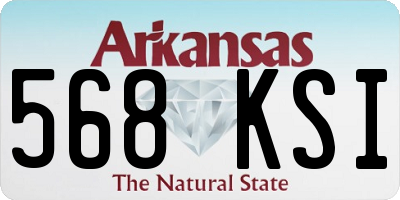 AR license plate 568KSI