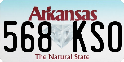 AR license plate 568KSO