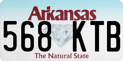 AR license plate 568KTB