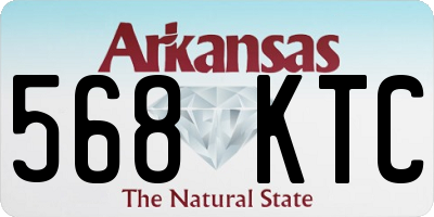 AR license plate 568KTC
