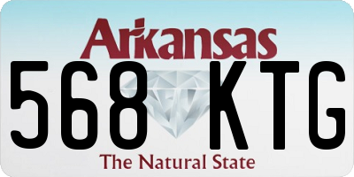 AR license plate 568KTG