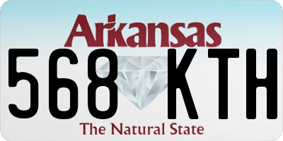 AR license plate 568KTH