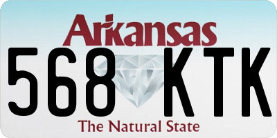 AR license plate 568KTK