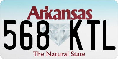 AR license plate 568KTL