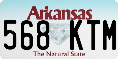 AR license plate 568KTM